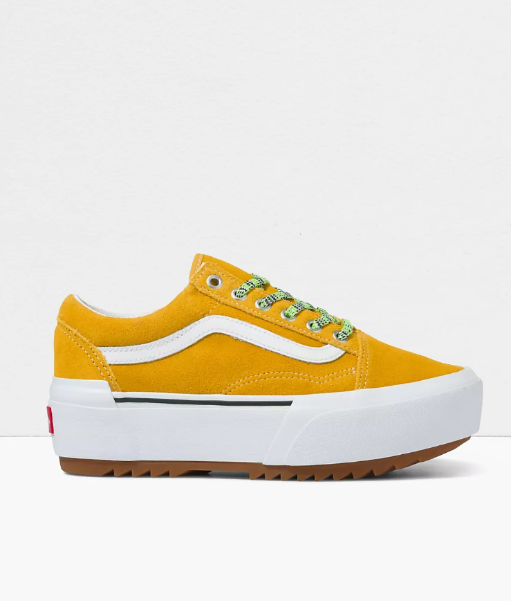 Vans amarillas plataforma best sale