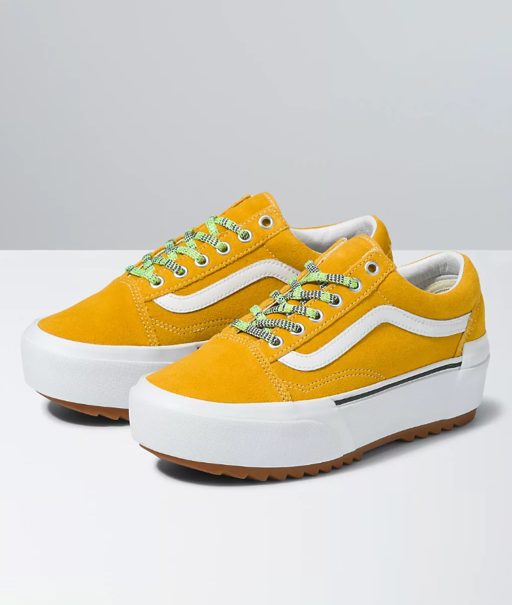 Vans old hotsell skool mujer amarillas