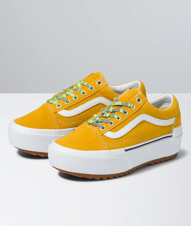 Vans top amarillas plataforma